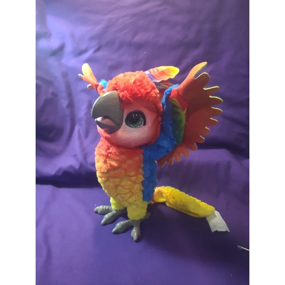 FurReal Rock-A-Too SHOW BIRD INTERACTIVE PARROT by HASBRO Talks Dances